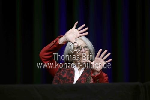 Amerikanische Schriftstellerin Donna Leon diskutiert mit der Journalistin Shelly Kupferberg über 