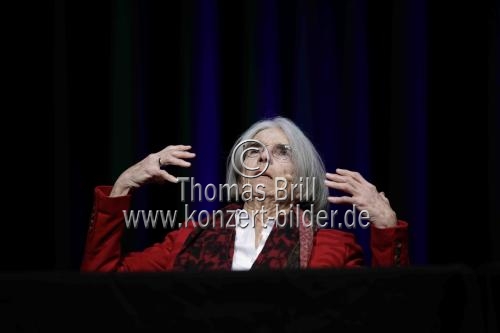 Amerikanische Schriftstellerin Donna Leon diskutiert mit der Journalistin Shelly Kupferberg über 