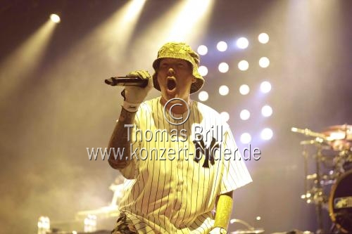 Amerikanische Nu-Metal-Band Limp Bizkit gastiert auf ihrer 