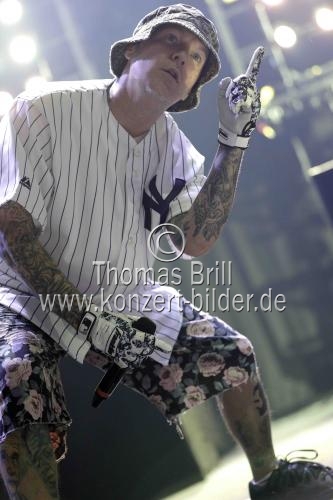 Amerikanische Nu-Metal-Band Limp Bizkit gastiert auf ihrer 