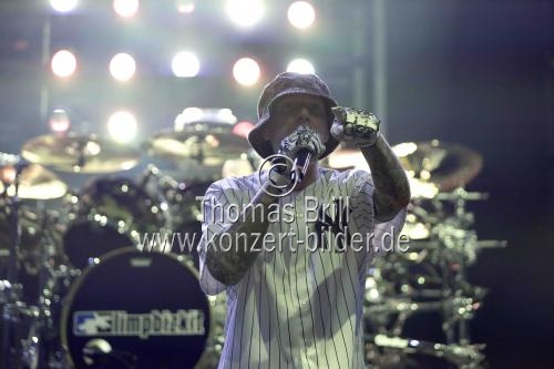 Amerikanische Nu-Metal-Band Limp Bizkit gastiert auf ihrer 