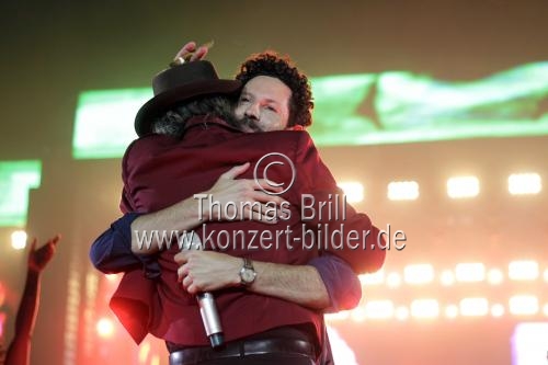 Deutscher Rockmusiker Udo Lindenberg gastiert auf seiner 