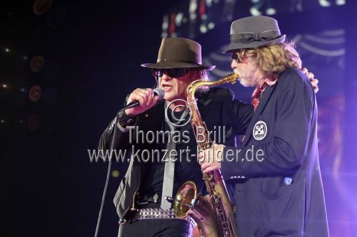 Deutscher Rockmusiker Udo Lindenberg gastiert auf seiner 