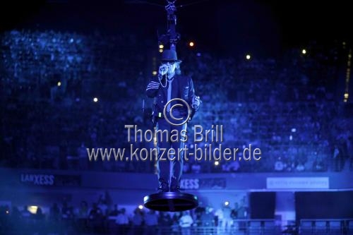 Deutscher Rockmusiker Udo Lindenberg gastiert auf seiner 