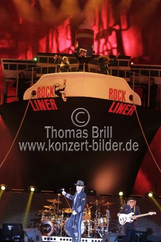 Deutscher Rockmusiker Udo Lindenberg gastiert auf seiner 
