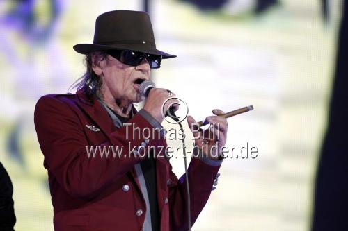 Deutscher Rockmusiker Udo Lindenberg gastiert auf seiner 