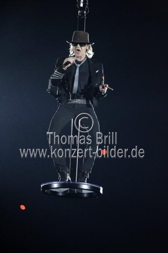 Deutscher Rockmusiker Udo Lindenberg gastiert auf seiner 