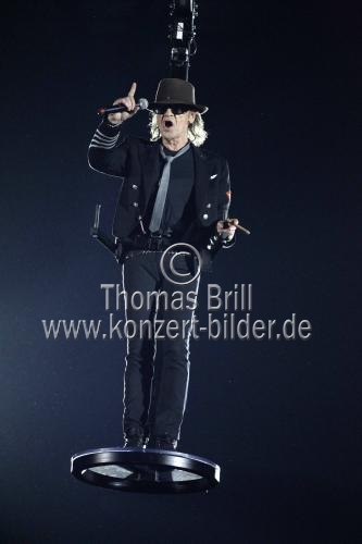 Deutscher Rockmusiker Udo Lindenberg gastiert auf seiner 