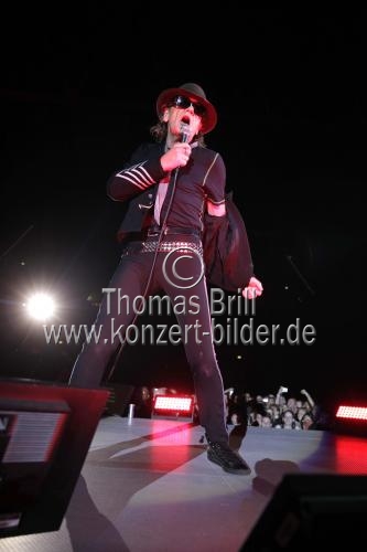 Deutscher Rockmusiker Udo Lindenberg gastiert auf seiner 