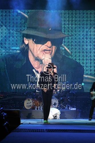 Deutscher Rockmusiker Udo Lindenberg gastiert auf seiner 
