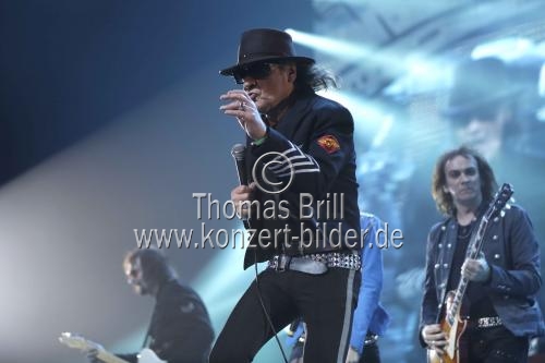 Deutscher Rockmusiker Udo Lindenberg gastiert auf seiner 