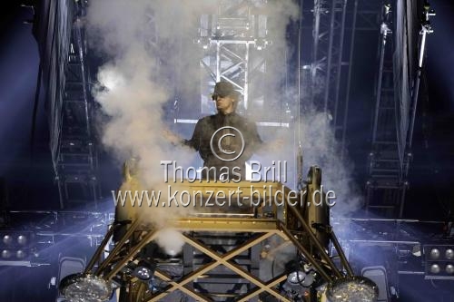 Deutscher Rockmusiker Udo Lindenberg gastiert auf seiner 