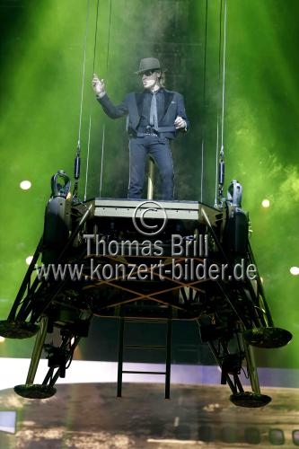 Deutscher Rockmusiker Udo Lindenberg gastiert auf seiner 