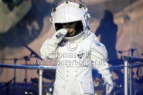 Deutscher Rockmusiker Udo Lindenberg gastiert auf seiner 