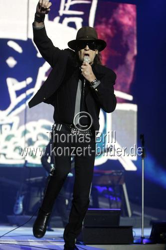 Deutscher Rockmusiker Udo Lindenberg gastiert auf seiner 