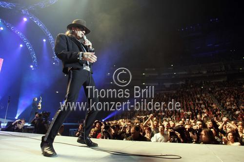 Deutscher Rockmusiker Udo Lindenberg gastiert auf seiner 