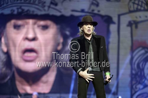 Deutscher Rockmusiker Udo Lindenberg gastiert auf seiner 