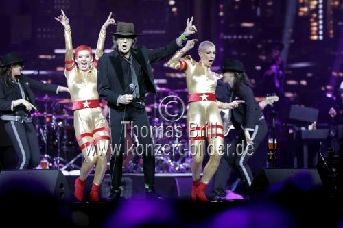 Deutscher Rockmusiker Udo Lindenberg gastiert auf seiner 