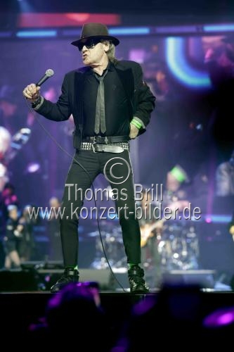 Deutscher Rockmusiker Udo Lindenberg gastiert auf seiner 