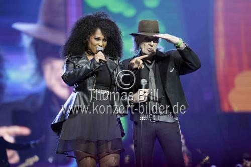 Deutscher Rockmusiker Udo Lindenberg gastiert auf seiner 