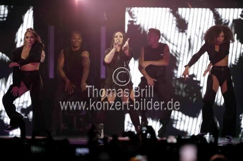 Amerikanische Sängerin und Songwriterin Demi Lovato gastiert auf ihrer 