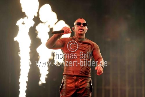 Deutscher Rapper Patrick Großmann alias Luciano gastierte auf seiner 