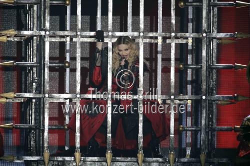 Amerikanische Sängerin Madonna gastiert auf ihrer 