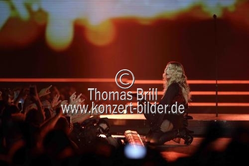 Amerikanische Sängerin Madonna gastiert auf ihrer 