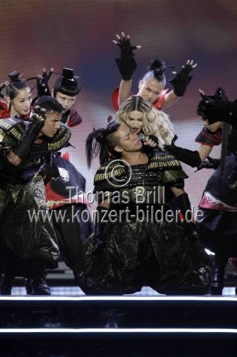 Amerikanische Sängerin Madonna gastiert auf ihrer 