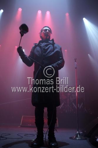 Amerikanische Rock-Sänger Marilyn Manson gastiert auf seiner 
