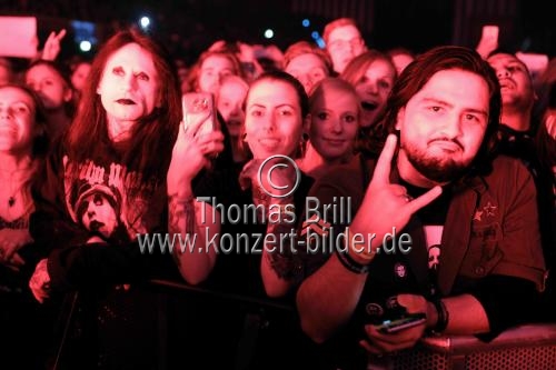 Amerikanische Rock-Sänger Marilyn Manson gastiert auf seiner 