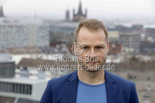 Schauspieler Hinnerk Schönemann beim 25. Film der ZDF-Krimireihe 