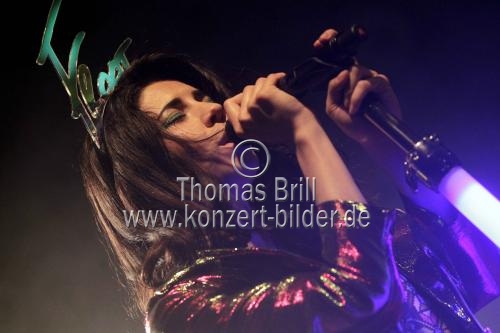 Walisische Sängerin Marina and The Diamonds gastiert auf ihrer 