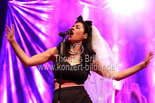 Walisische Sängerin Marina and The Diamonds gastiert auf ihrer 