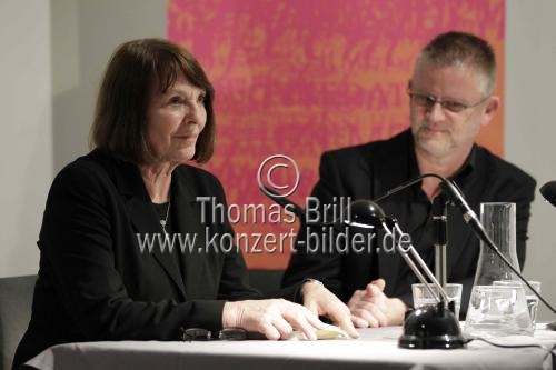 Deutsche Schriftstellerin Monika Maron lie§t aus ihrem neuen Roman 