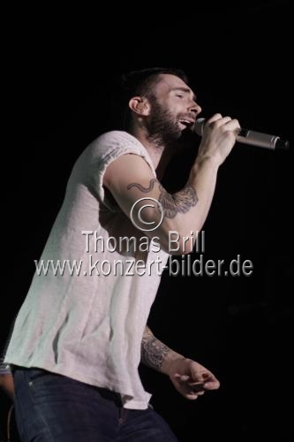 Amerikanische Rockband Maroon 5 gastierte auf ihrer 