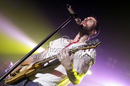 Amerikanische Rockband Maroon 5 gastierte auf ihrer 