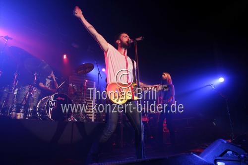 Amerikanische Rockband Maroon 5 gastierte auf ihrer 