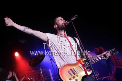 Amerikanische Rockband Maroon 5 gastierte auf ihrer 