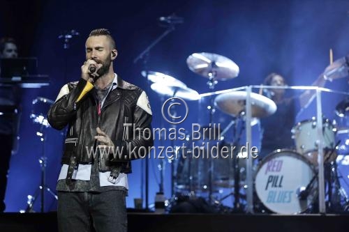 Amerikanische Rockband Maroon 5 gastierte auf ihrer 