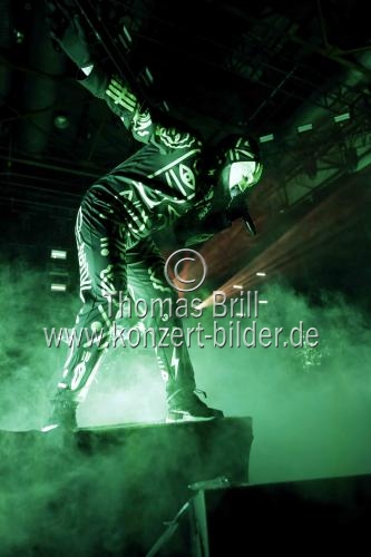 Deutscher Rapper Marten Laciny alias Marsimoto oder auch Marteria gastiert auf seiner 