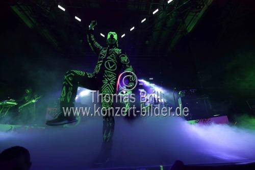 Deutscher Rapper Marten Laciny alias Marsimoto oder auch Marteria gastiert auf seiner 