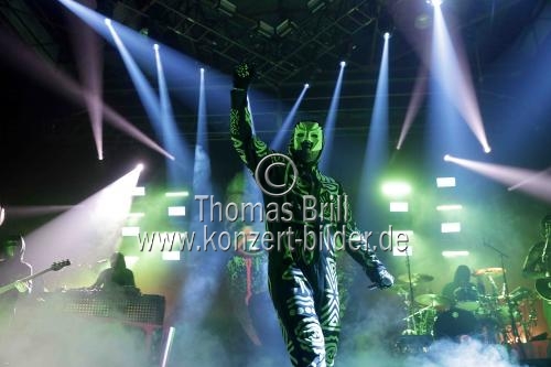 Deutscher Rapper Marten Laciny alias Marsimoto oder auch Marteria gastiert auf seiner 