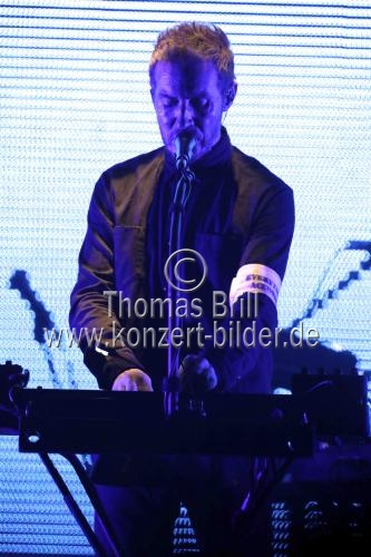 Britische Trip Hop-Band Massive Attack gastiert auf ihrer 