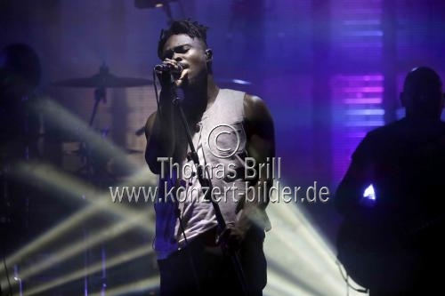 Britische Trip Hop-Band Massive Attack gastiert auf ihrer 