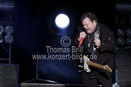 Amerikanische Rocksänger Meat Loaf gastiert gastiert in Begleitung der amerikanischen Sängerin Patricia 