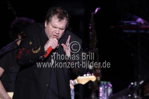 Amerikanische Rocksänger Meat Loaf gastiert gastiert in Begleitung der amerikanischen Sängerin Patricia 