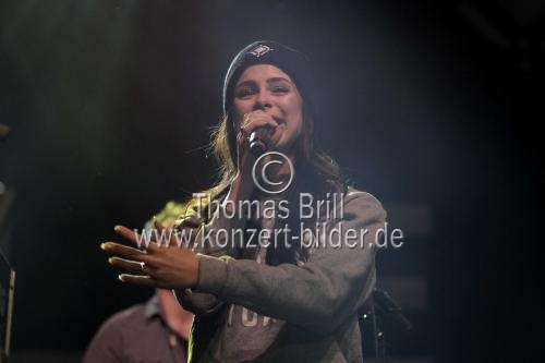 Deutsche Sängerin Lena Meyer-Landrut gastiert auf ihrer 