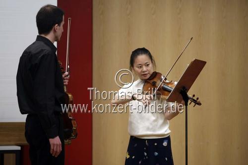 Japanische Geigerin Midori gab einen Meisterkurs im Kammermusiksaal der Hochschule für Musik und Tanz Köln (&copy; Thomas Brill)