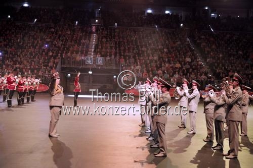 Militär- und Blasmusikparade in der Lanxess-Arena Köln (&copy; Thomas Brill)